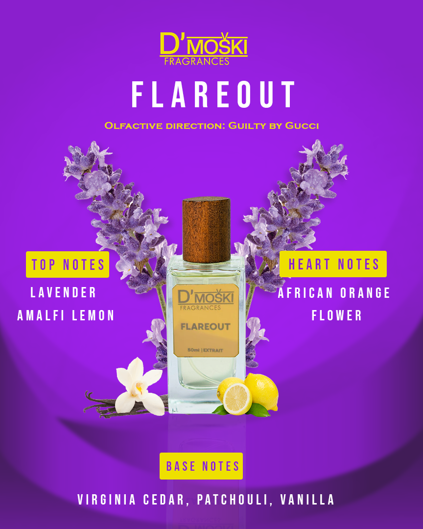 Flareout - Olfactive direction: Guilty by Gucci