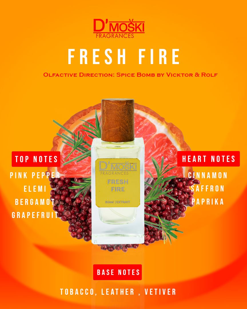 Fresh Fire - Olfactive Direction: Spice Bomb by Vicktor & Rolf
