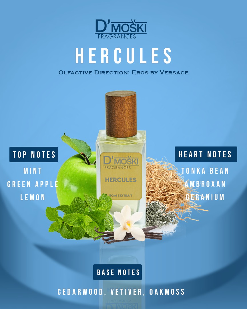 Hercules - Olfactive Direction: Eros by Versace