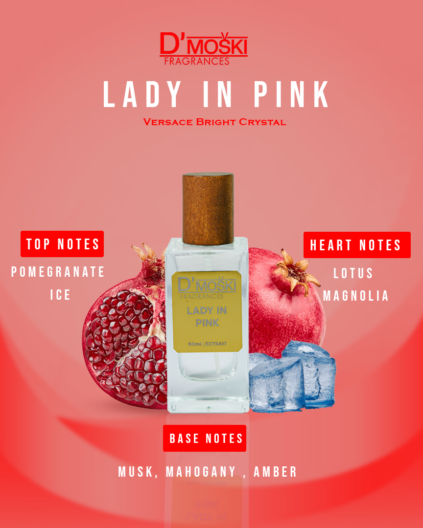 Lady in Pink - Olfactive Direction: Versace Bright Crystal