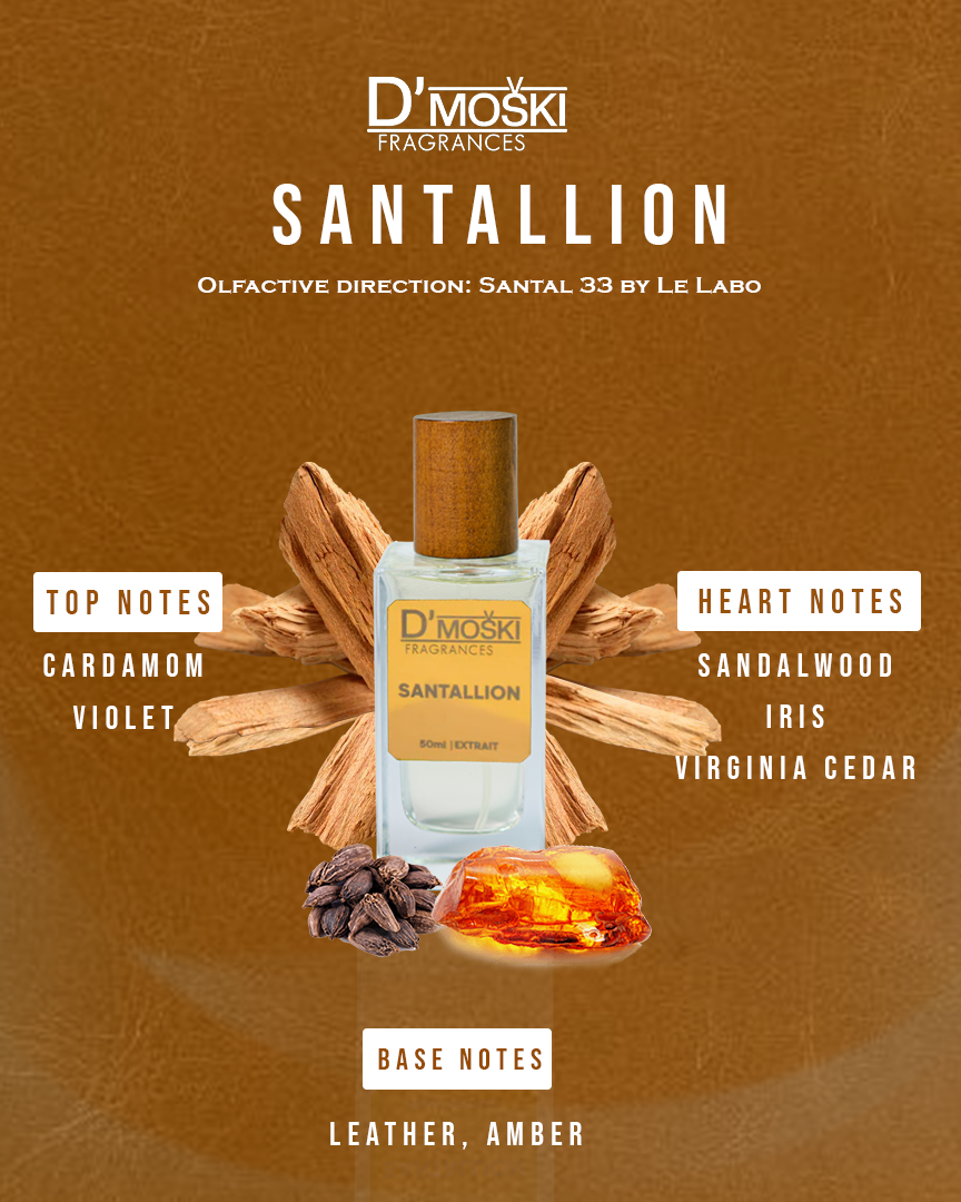 Santallion - Olfactive direction: Santal 33 by Le Labo